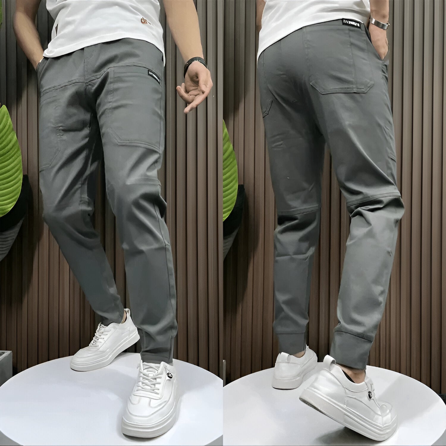 Milo | Hochwertige elastische Cargohose