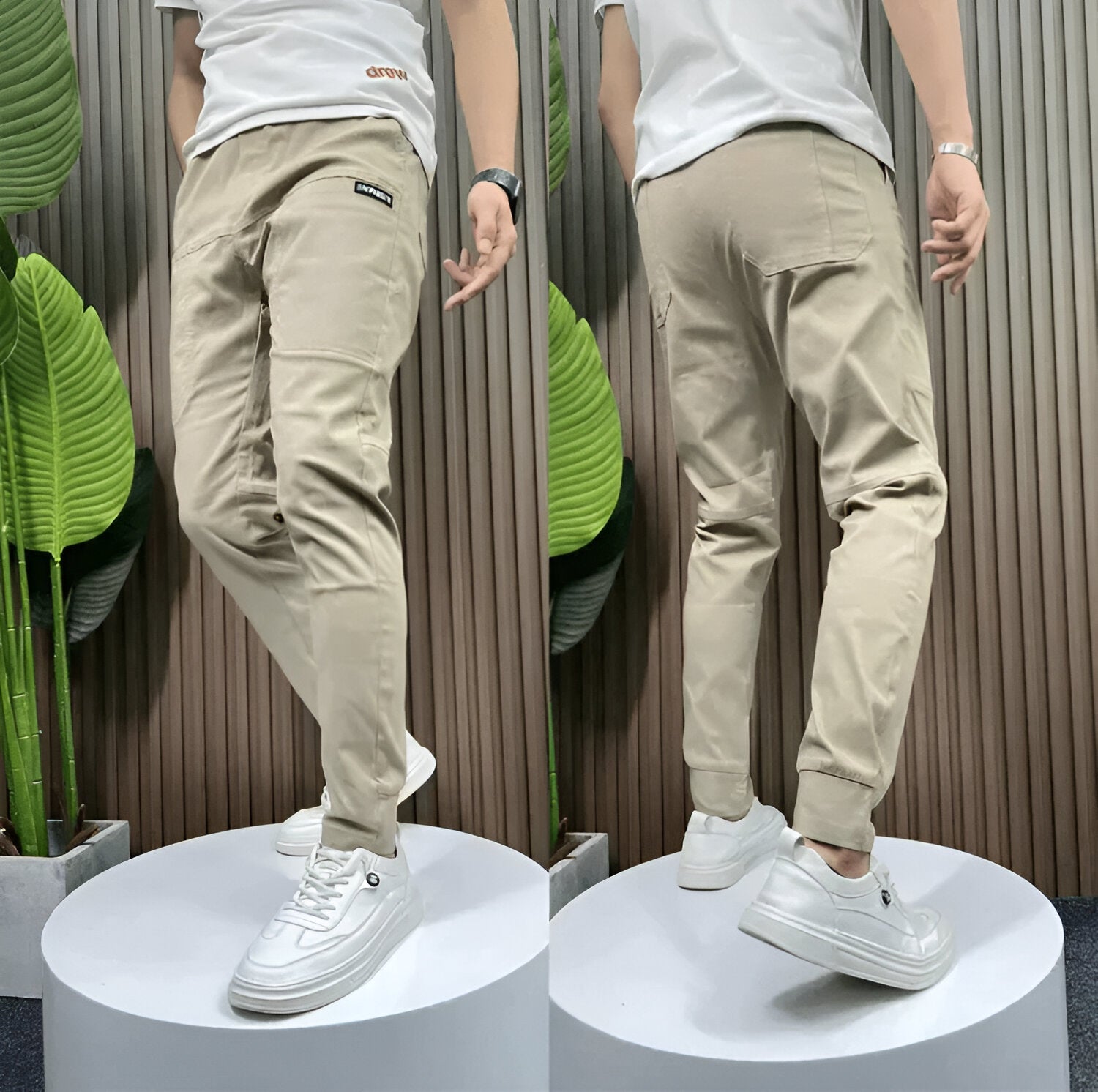 Milo | Hochwertige elastische Cargohose