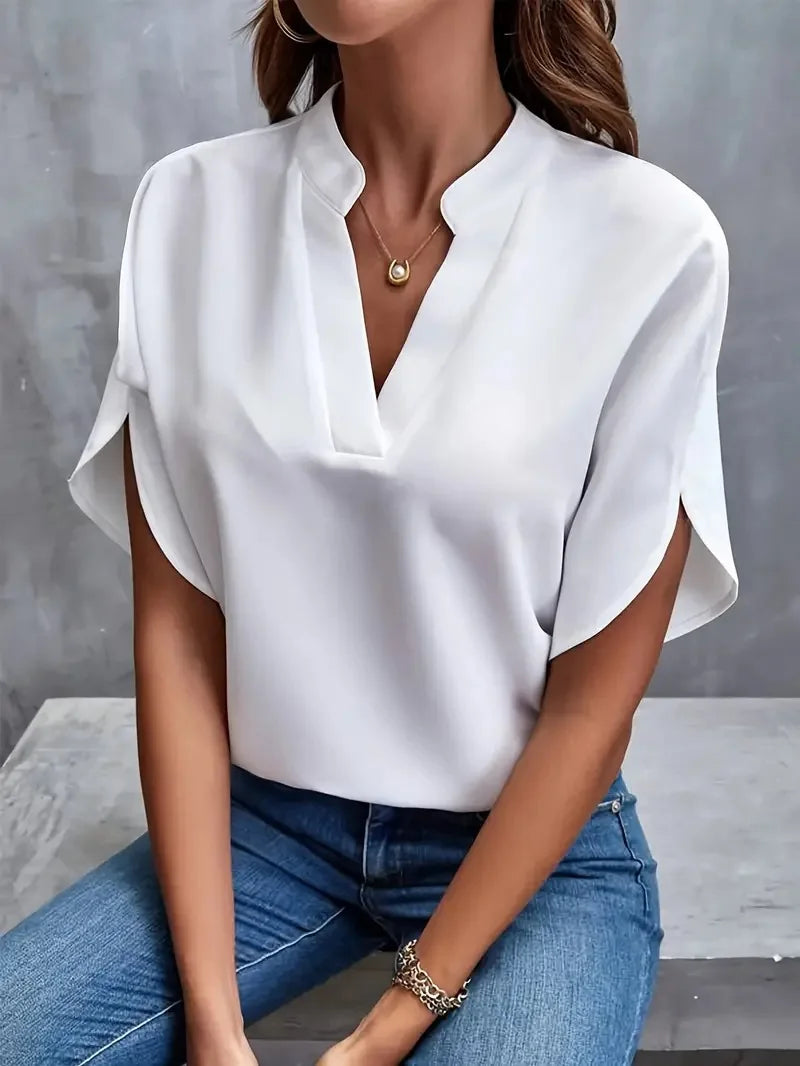 Concetta | V-Ausschnitt-Shirt mit weichem und raffiniertem Schnitt