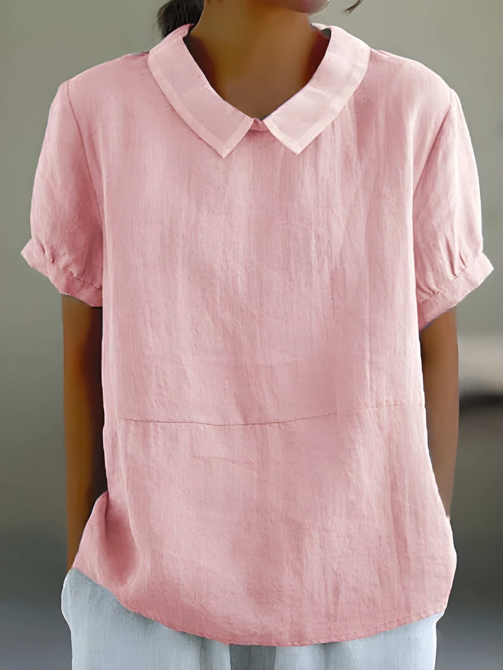 Camille |  Bluse mit schickem Kragen
